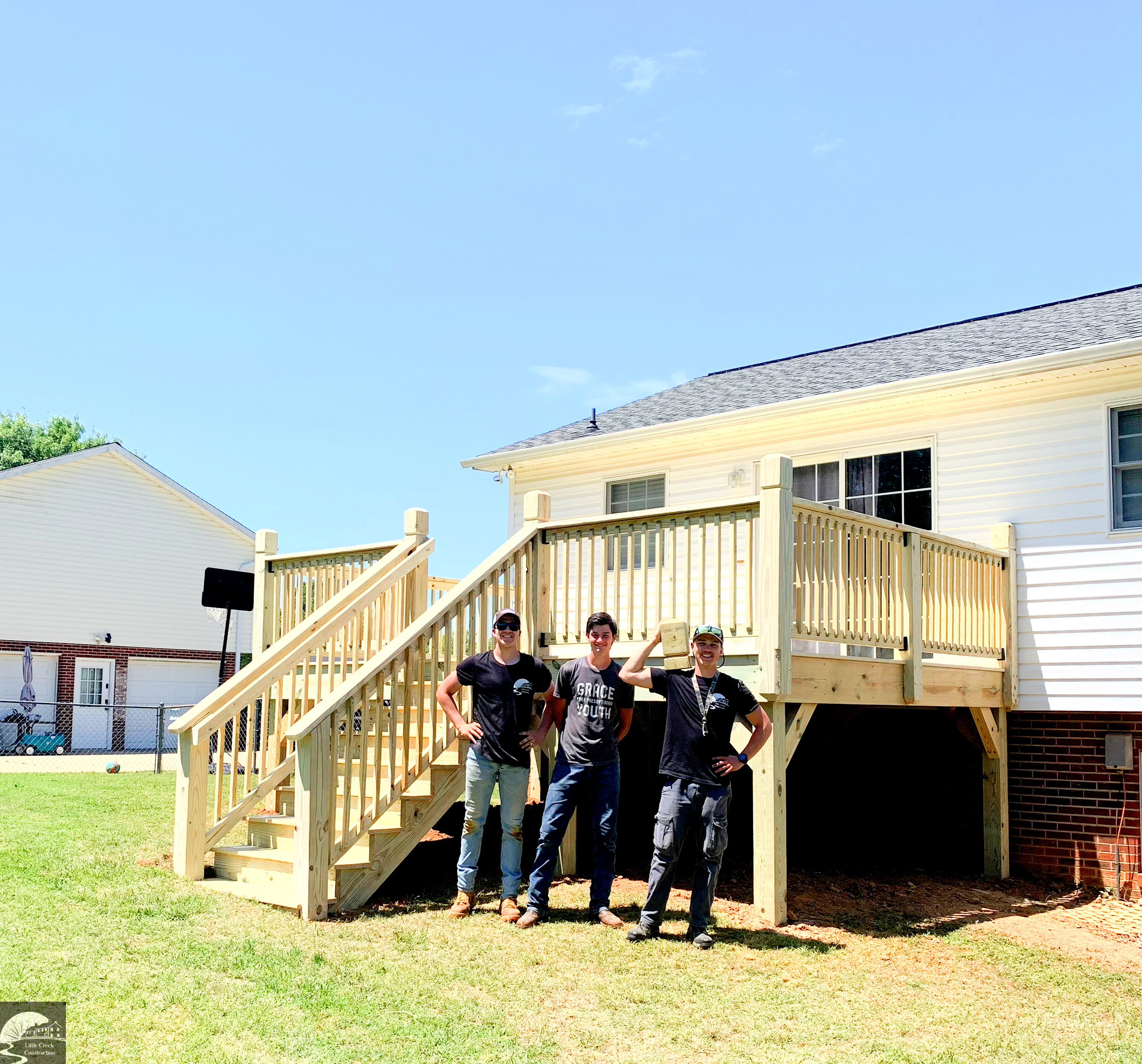 Backyard Creek Setting